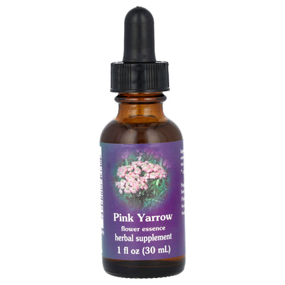 Flower Essence Services, Pink Yarrow, Flower Essence, 1 fl oz (30 ml)