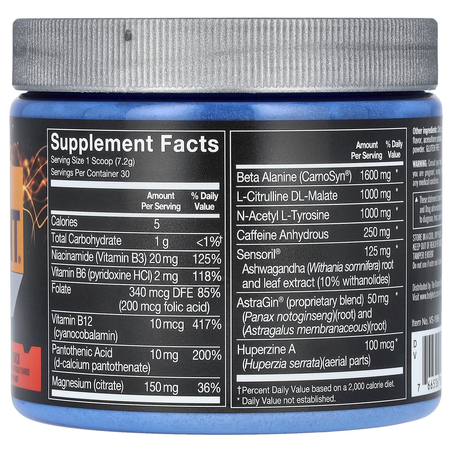 BodyTech, Flash Point, Preworkout Concentrate, Fruit Punch , 7.6 oz (216 g)