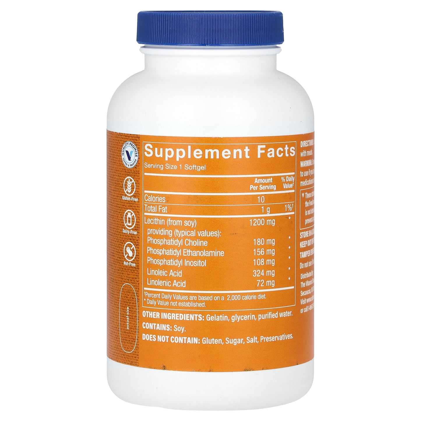 The Vitamin Shoppe, Lecithin, 1,200 mg, 180 Softgels