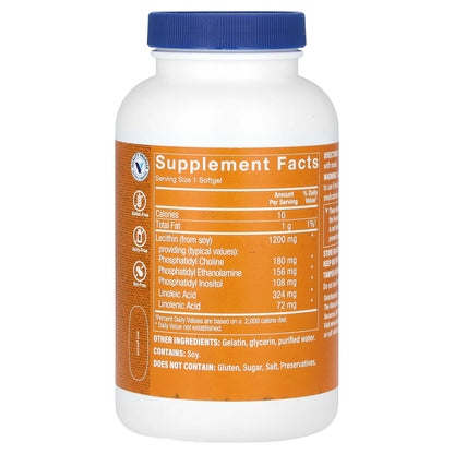 The Vitamin Shoppe, Lecithin, 1,200 mg, 180 Softgels