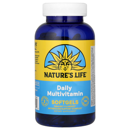 Nature's Life, Daily Multivitamin Softgels, 180 Softgels