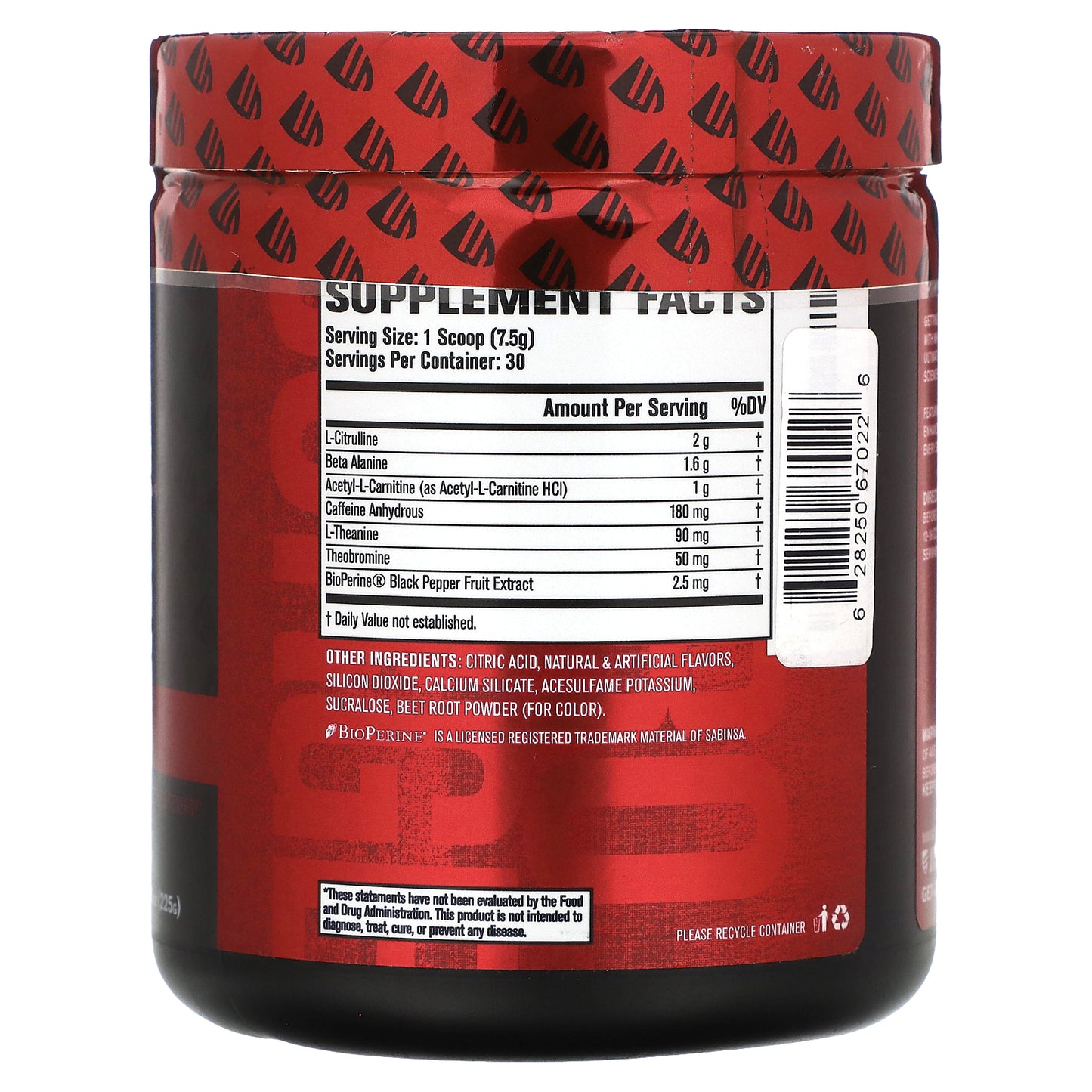 Jacked Factory, Nitro Surge, Shred Thermogenic Pre-Workout, Fruit Punch, 7.93 oz. (225 g)