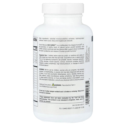 Source Naturals, HGH Surge™, 100 Tablets