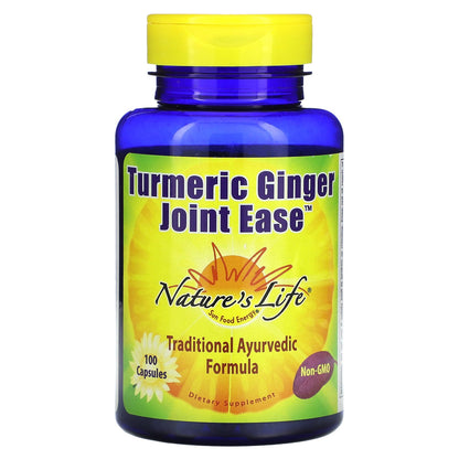 Nature's Life, Turmeric Ginger Joint Ease, 100 Capsules