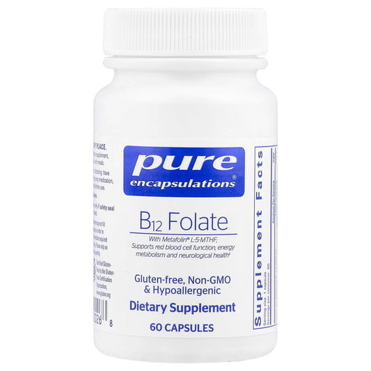 Pure Encapsulations, B12 Folate, 60 Capsules