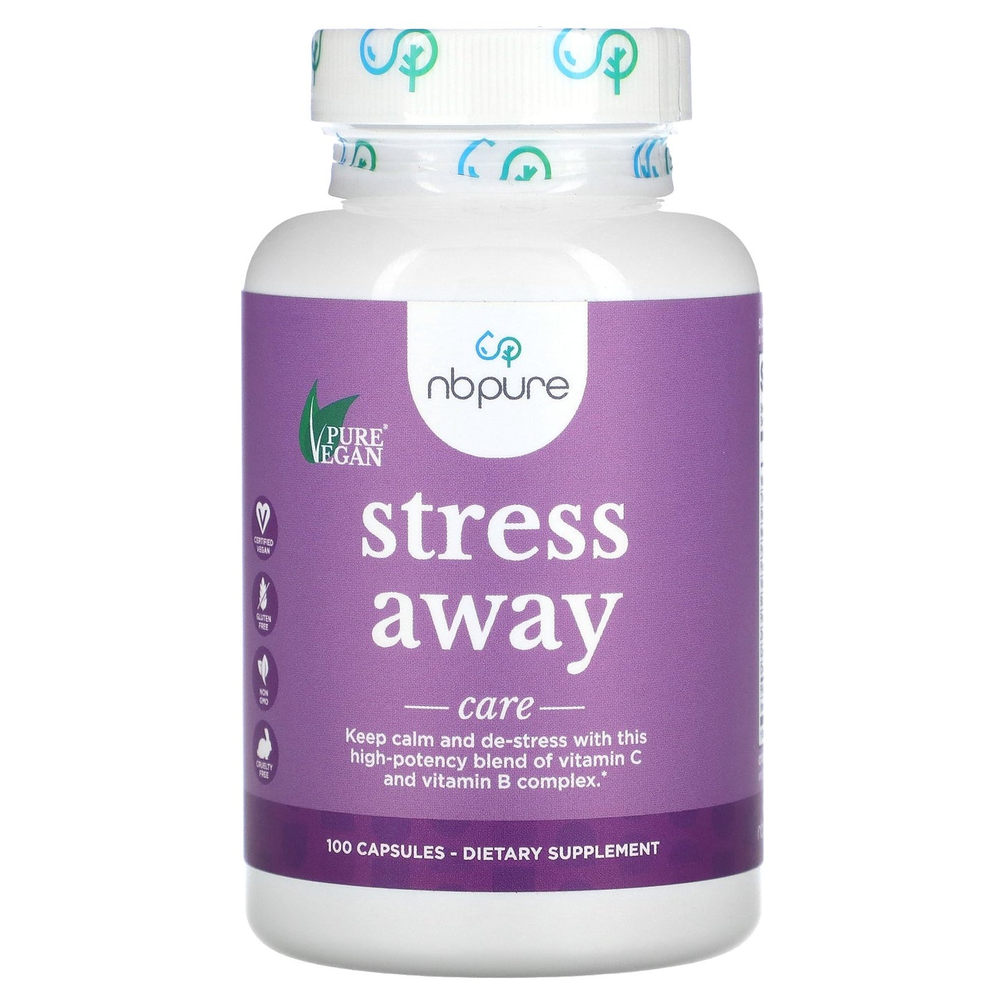 NB Pure, Stress Away, 100 Capsules