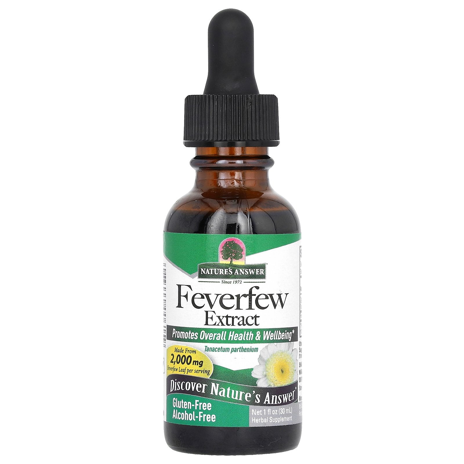 Nature's Answer, Feverfew Extract, Alcohol-Free, 2,000 mg, 1 fl oz (30 ml)