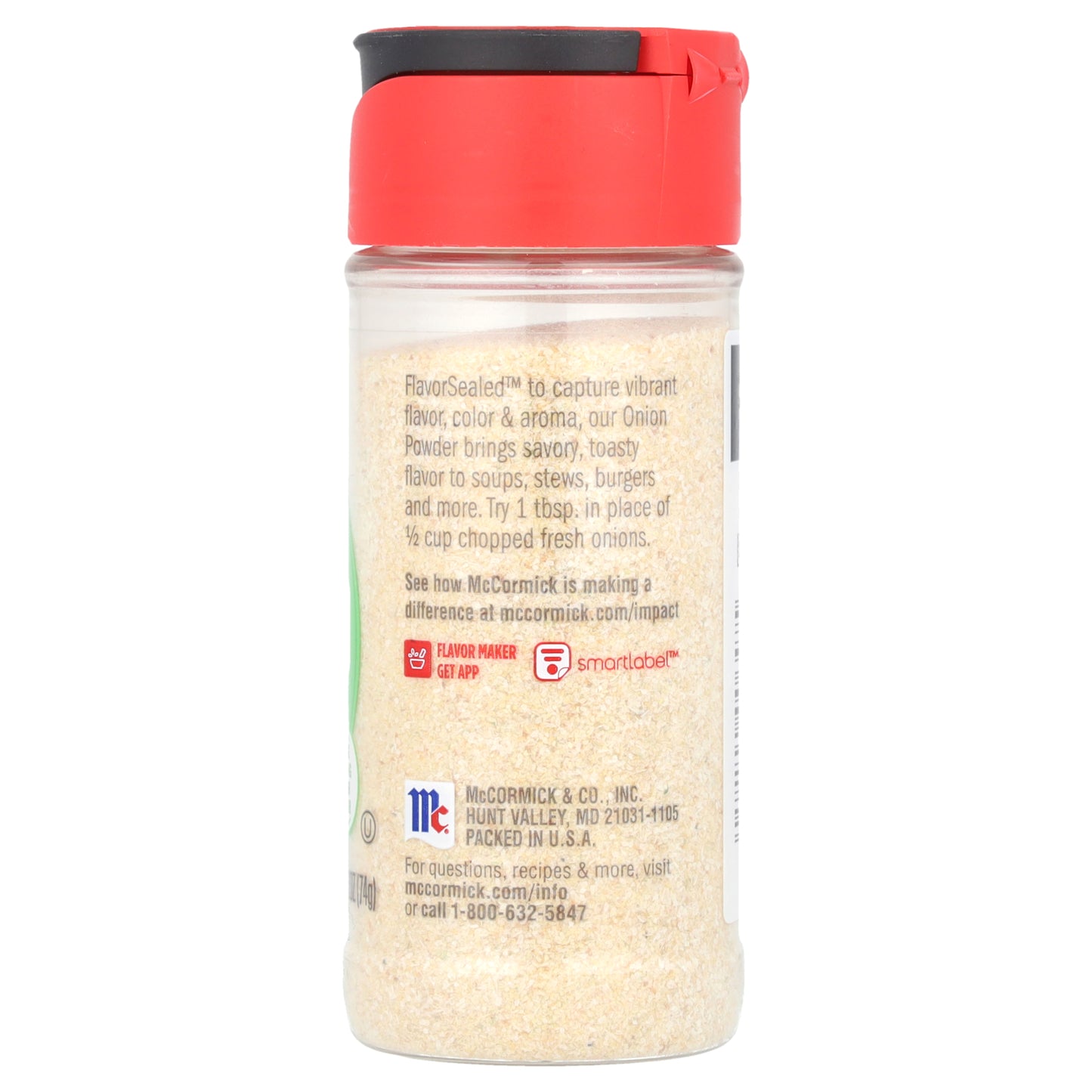 McCormick, Onion Powder, 2.62 oz (74 g)