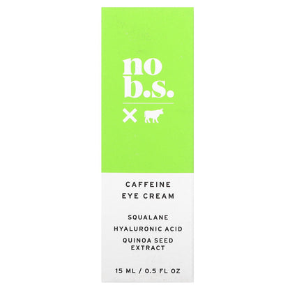 No BS Skincare, Caffeine Eye Cream , 0.5 fl oz (15 ml)