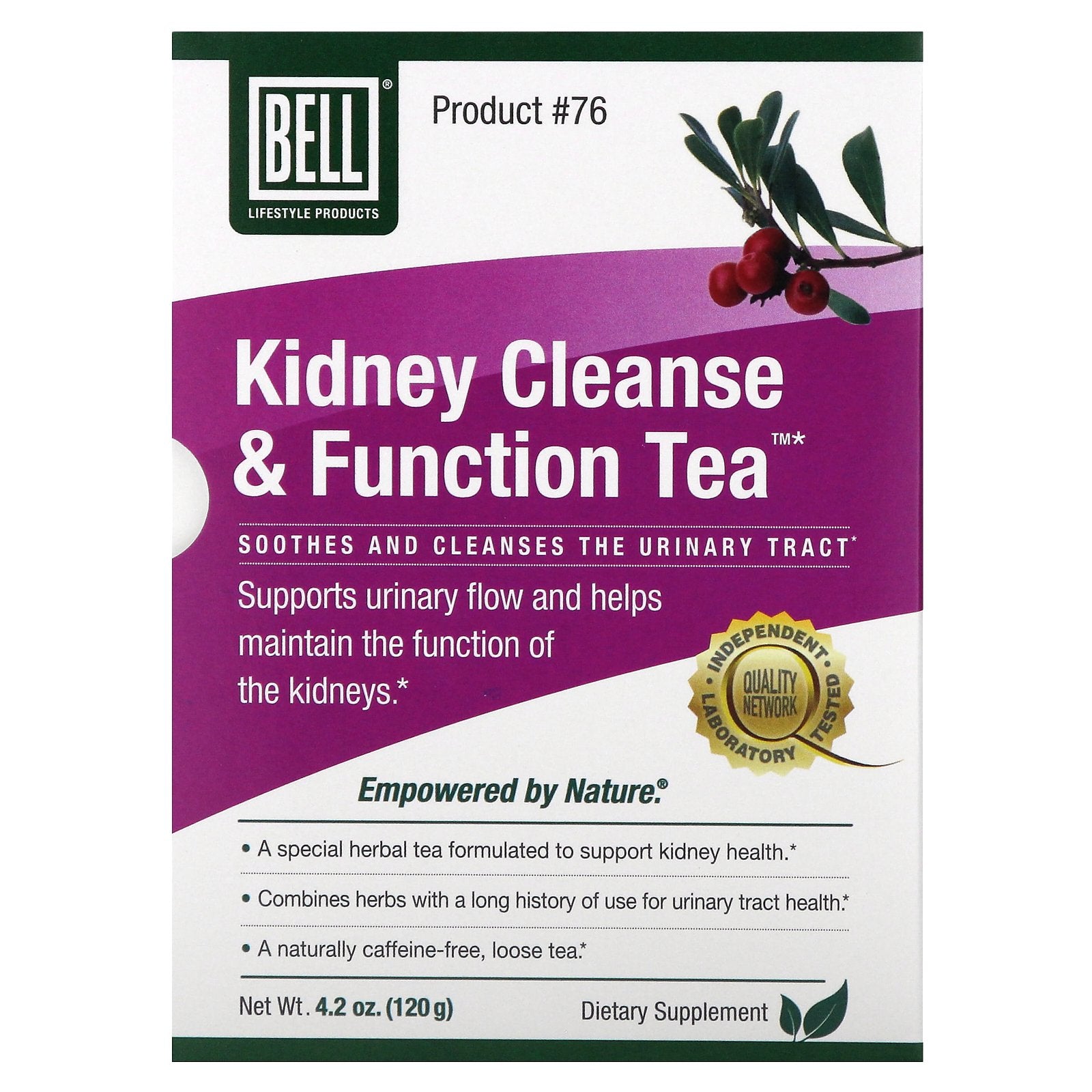 Bell Lifestyle, Kidney Cleanse & Function Tea™, 4.2 oz (120 g)