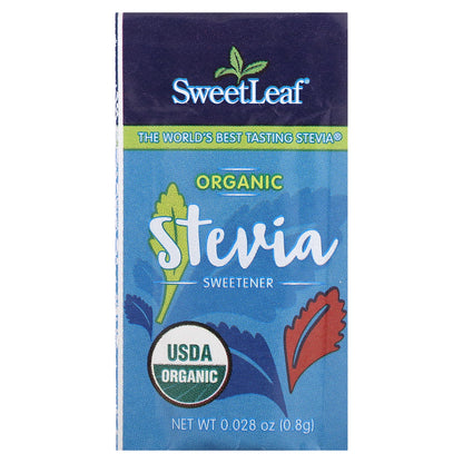 SweetLeaf Stevia, Organic Stevia Sweetener, 35 Packets, 1 oz (28.3 g)