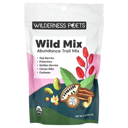 Wilderness Poets, Wild Mix, Abundance Trail Mix, 8 oz (226 g)