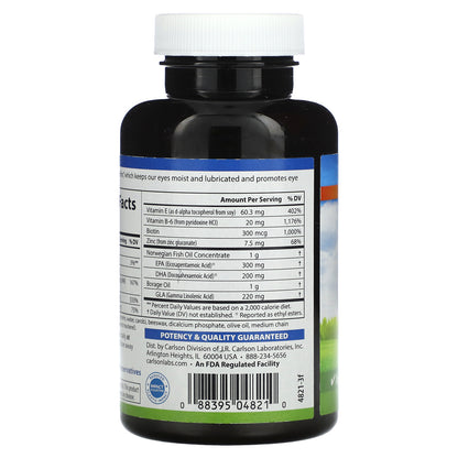 Carlson, Moistur-Eyes, 90 Soft Gels