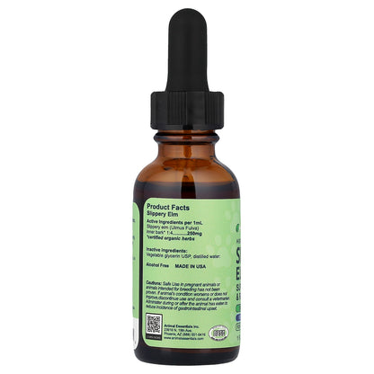 Animal Essentials, Slippery Elm, For Dogs & Cats, 1 fl oz (30 ml)