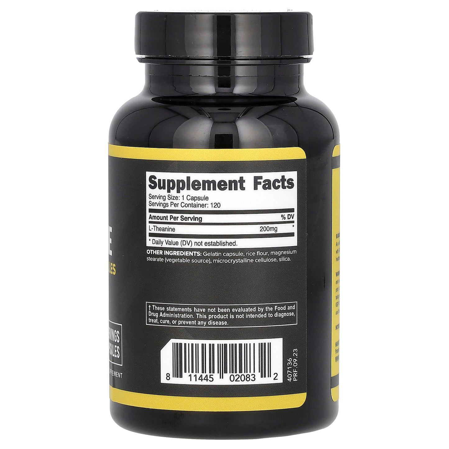 Primaforce, L-Theanine, 200 mg, 120 Capsules