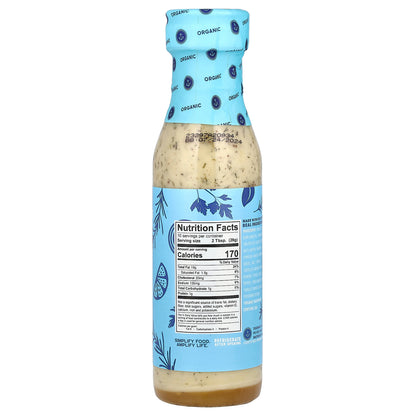 Tessemae's, Pantry, Organic Dressing & Dip, Classic Ranch, 10 fl oz (296 ml)