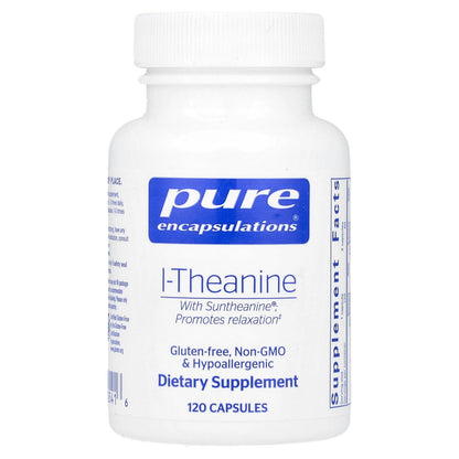Pure Encapsulations, L-Theanine, 120 Capsules (200 mg per Capsule)