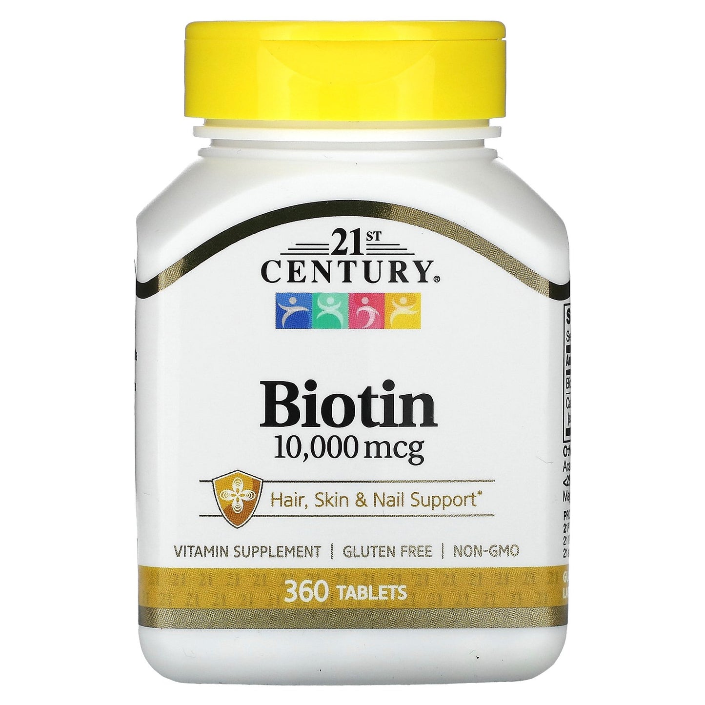 21st Century, Biotin, 10,000 mcg, 360 Tablets