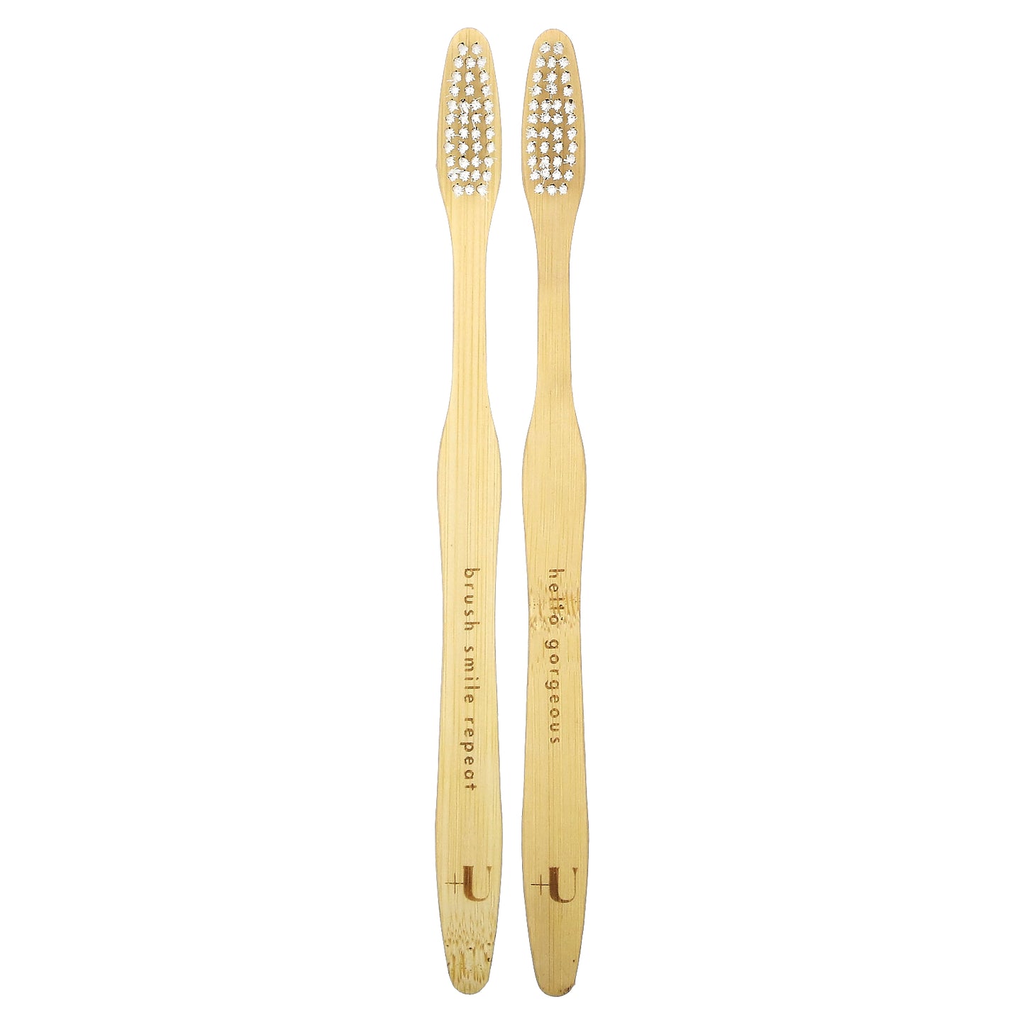 Plus Ultra, Bamboo Toothbrush, Adult, Soft, 2 Pack