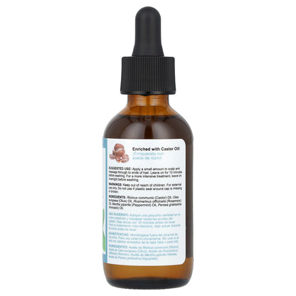 De La Cruz, Hair & Scalp Oil, Rosemary Mint, 2 fl oz (59 ml)