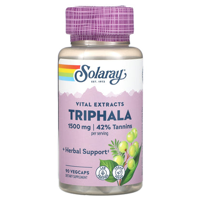 Solaray, Vital Extract, Triphala, 90 VegCaps
