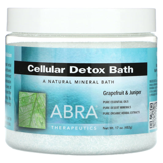 Abra Therapeutics, Cellular Detox Bath, Grapefruit & Juniper, 17 oz (482 g)