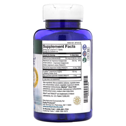 Purity Products, MagBlue, 90 SlipTech Tablets