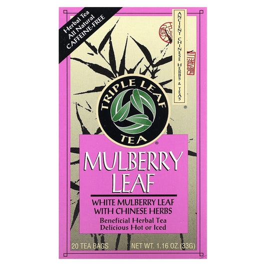 Triple Leaf Tea, Mulberry Leaf Tea, 20 Tea Bags, 1.16 oz (33 g)