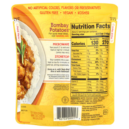 Tasty Bite, Indian Bombay Potatoes™, Medium, 10 oz (285 g)