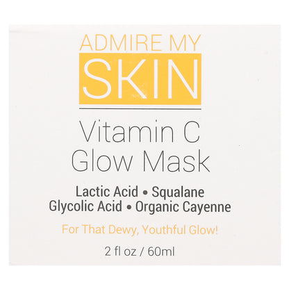 Admire My Skin, Vitamin C Glow Beauty Mask, 2 fl oz (60 ml)