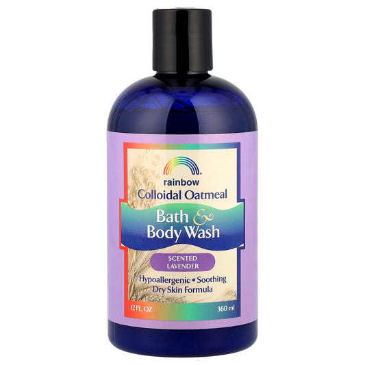 Rainbow Research, Colloidal Oatmeal Bath & Body Wash, Lavender, 12 fl oz (360 ml)