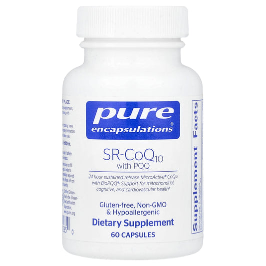 Pure Encapsulations, SR-CoQ10 with PQQ, 60 Capsules