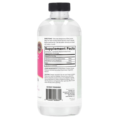 Hyalogic, Hyaluronic Acid, Advanced Formula, Hair, Skin & Nails Support, 12 fl oz (354.88 ml)