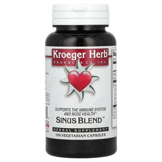 Kroeger Herb Co, Sinus Blend, 100 Vegetarian Capsules