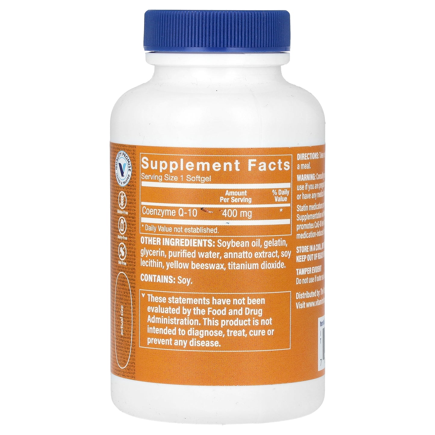 The Vitamin Shoppe, CoQ-10, 400 mg, 60 Softgels