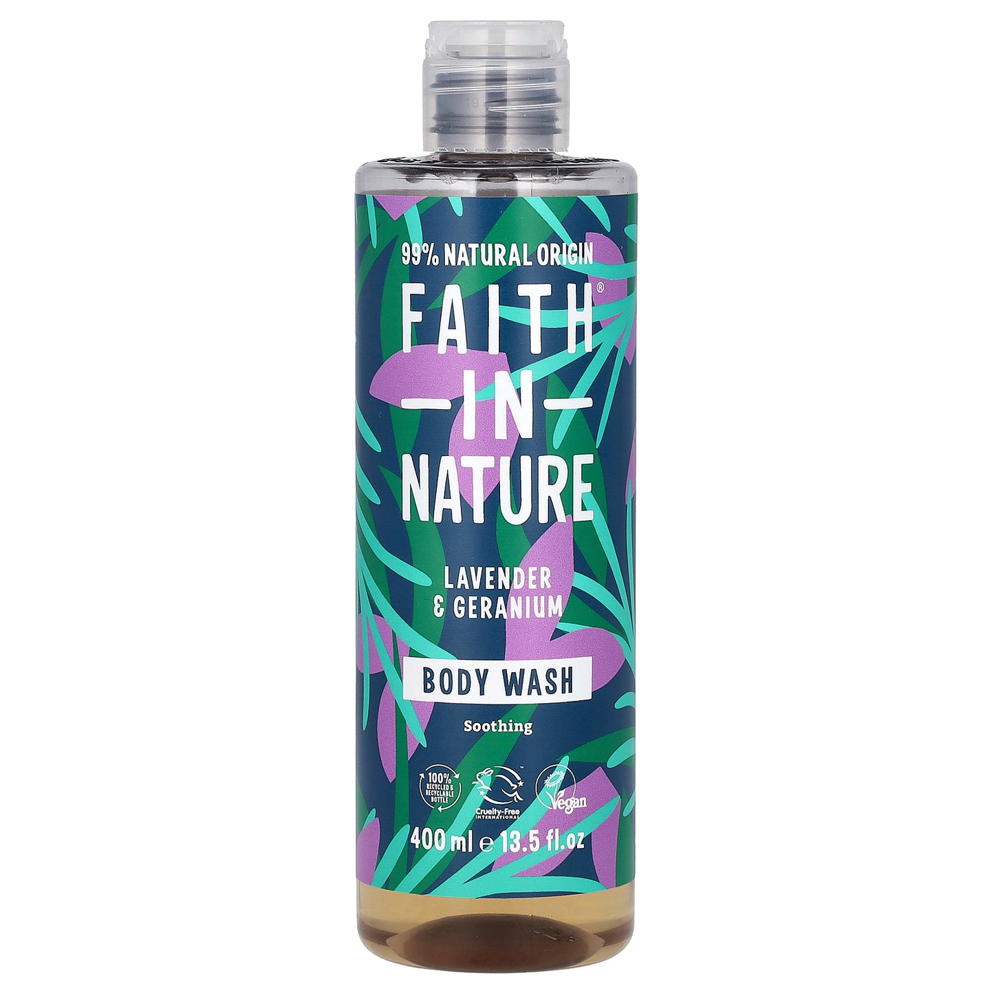 Faith in Nature, Body Wash, Lavender & Geranium , 13.5 fl oz (400 ml)