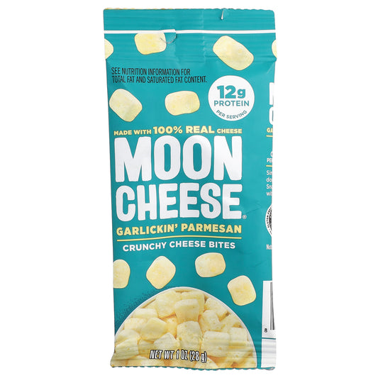 Moon Cheese, Crunchy Cheese Bites, Garlickin' Parmesan, 1 oz (28 g)