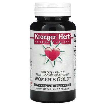 Kroeger Herb Co, Women's Gold, 100 Vegetarian Capsules