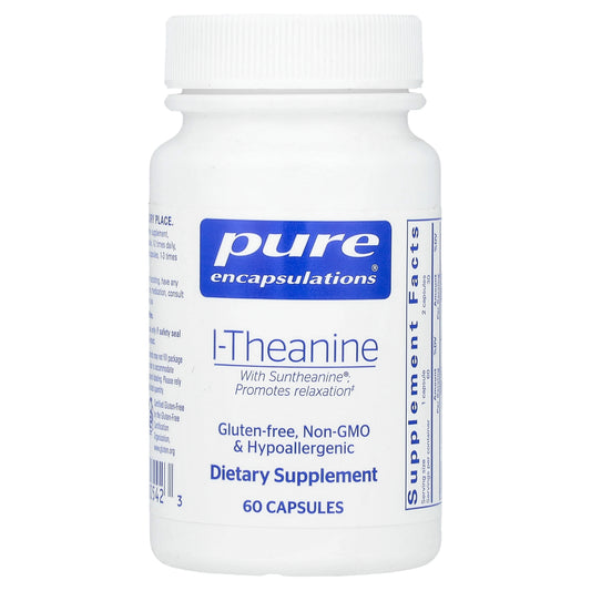 Pure Encapsulations, l-Theanine, 60 Capsules