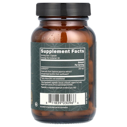 Global Healing, Plant-Based Quercetin, 60 Capsules (250 mg per Capsule)