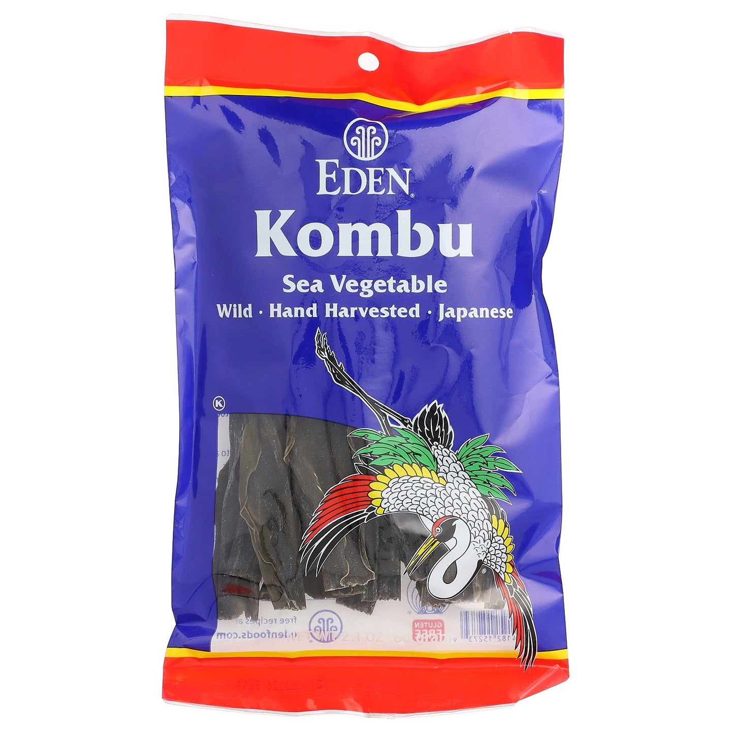 Eden Foods, Kombu, Sea Vegetable, 2.1 oz (60 g)
