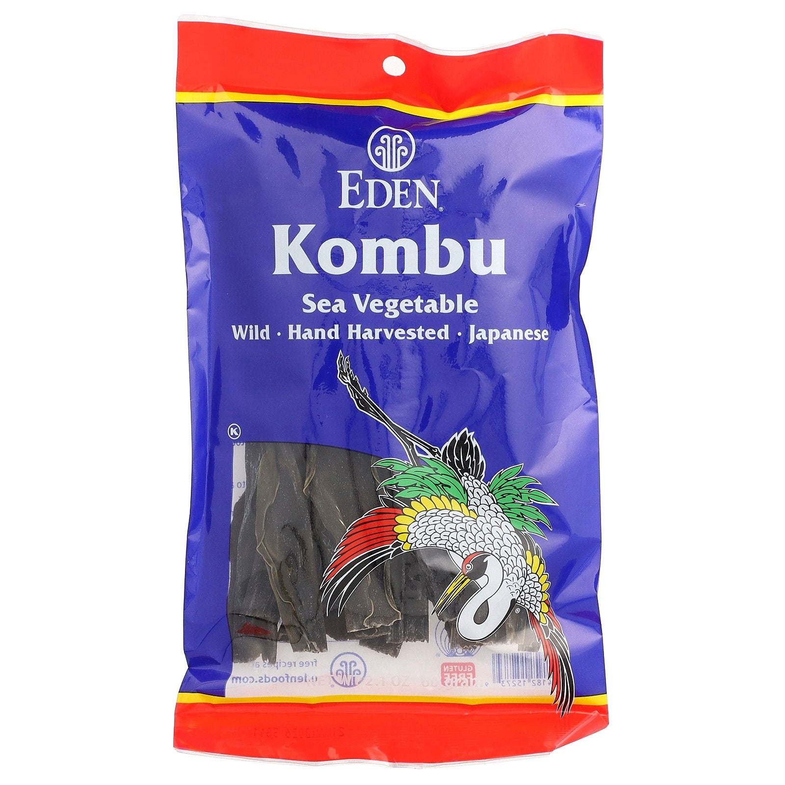 Eden Foods, Kombu, Sea Vegetable, 2.1 oz (60 g)
