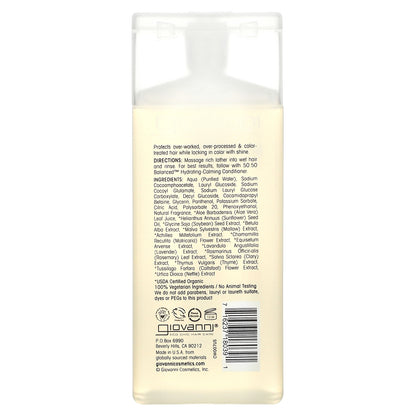 Giovanni, 50:50 Balanced, Hydrating-Clarifying Shampoo, For Normal to Dry Hair, 2 fl oz (60 ml)