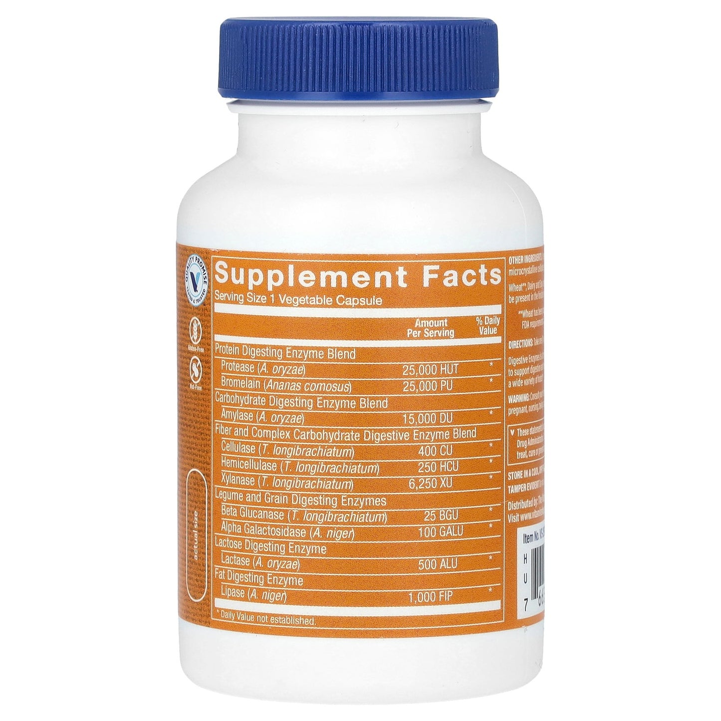 The Vitamin Shoppe, Digestive Enzymes, 90 Vegetable Capsules