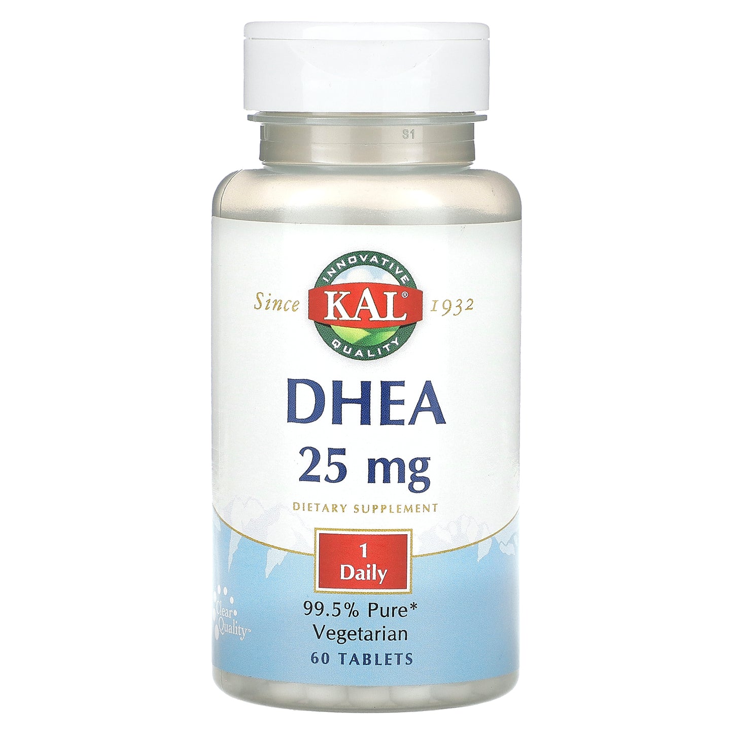KAL, DHEA, 25 mg, 60 Tablets
