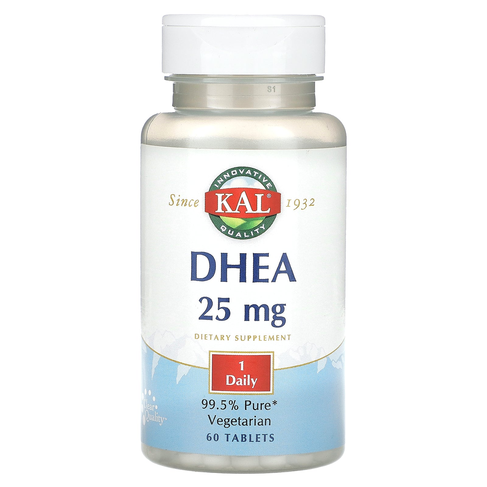 KAL, DHEA, 25 mg, 60 Tablets