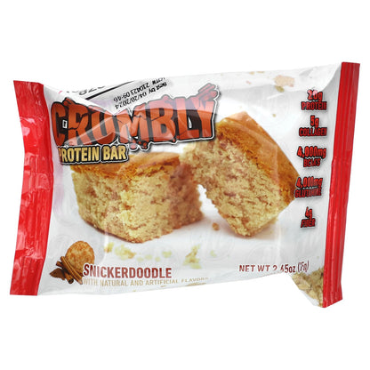 Metabolic Nutrition, Crumbly Protein Bar, Snickerdoodle, 12 Bars, 2.65 oz (75 g) Each