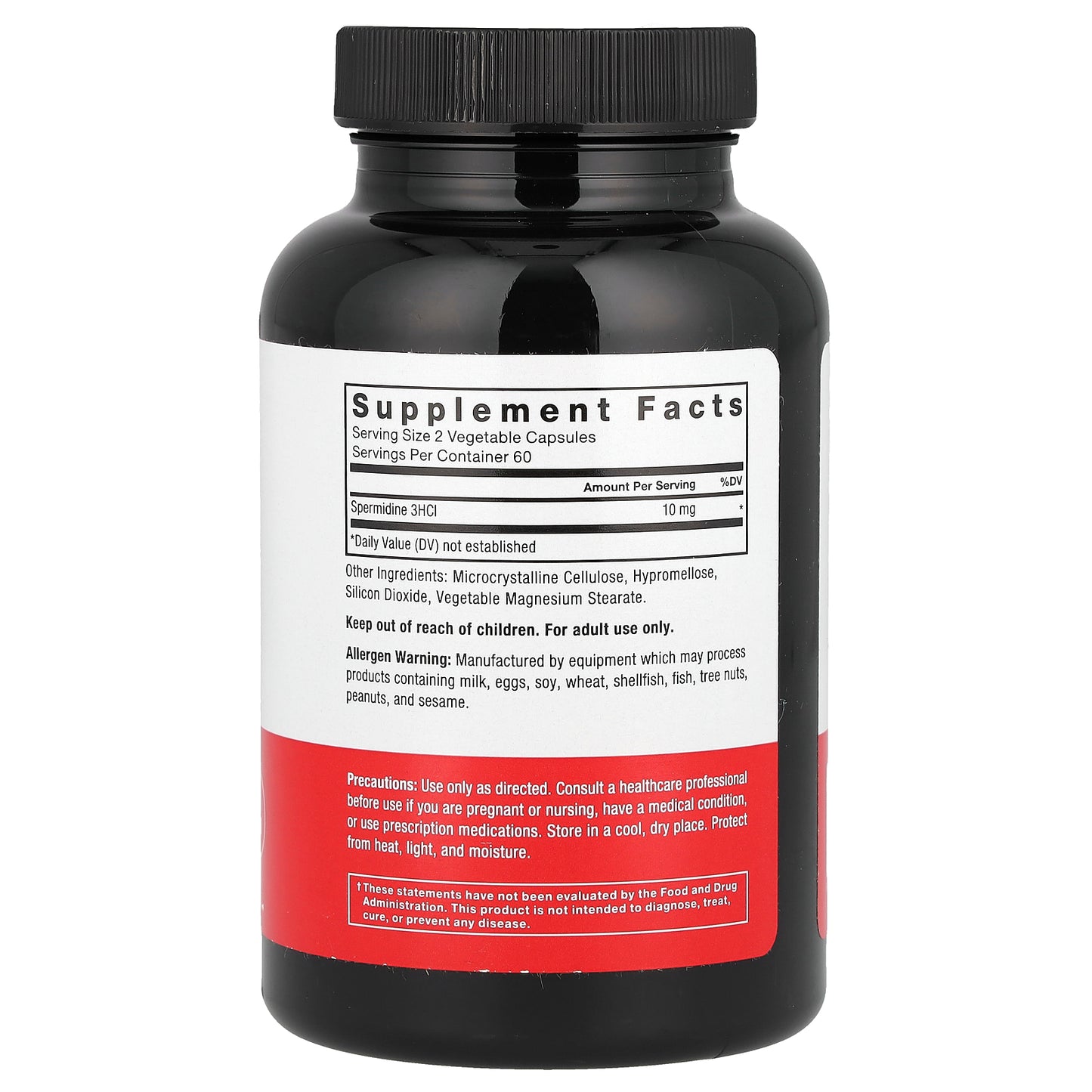 Force Factor, Spermidine, 120 Vegetable Capsules (5 mg per Capsule)