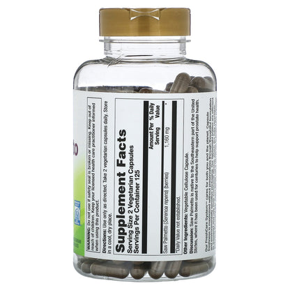 Nature's Life, Saw Palmetto Berries, 250 Vegetarian Capsules (580 mg per Capsule)