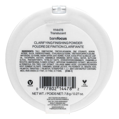 wet n wild, Barefocus, Clarifying Finishing Powder, 1114478 Translucent, 0.27 oz (7.8 g)